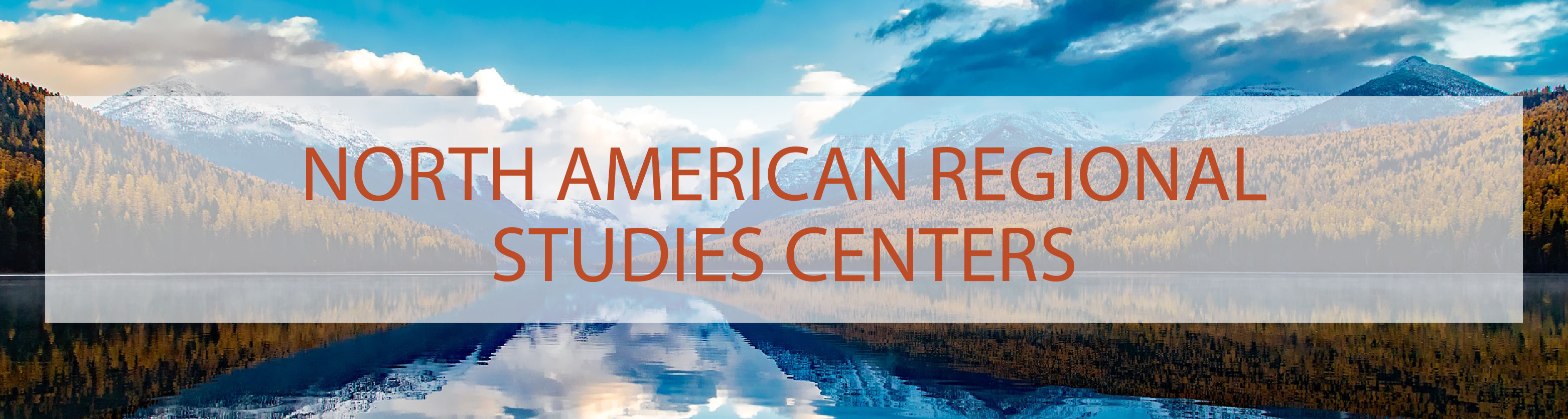 North American Regional Studies Centers